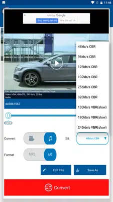 Video MP3 Converter android App screenshot 0